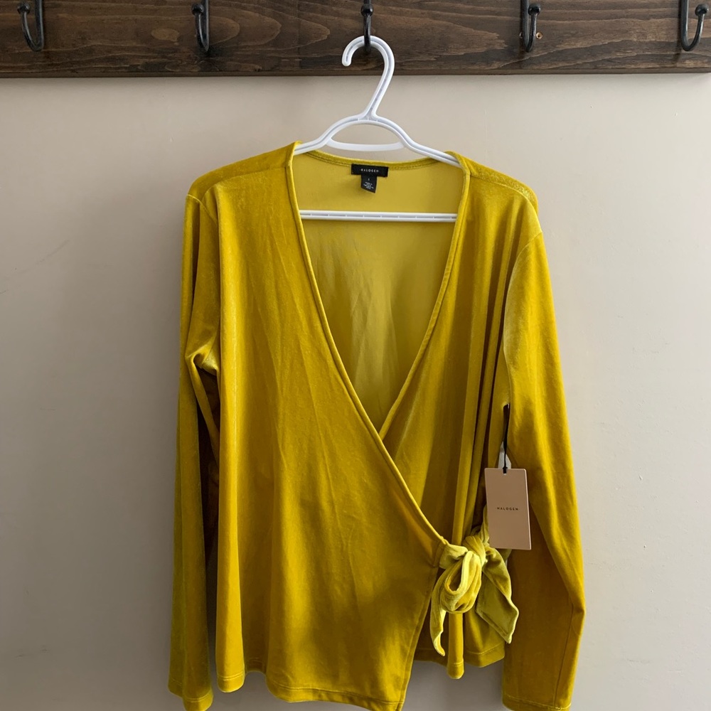 FREE SHIPPING Nordstrom Velvet Wrap Shirt